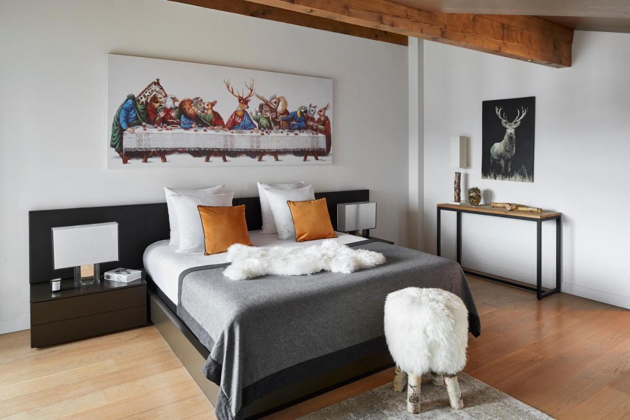 Chalet Alpen Valley, Mont-Blanc กงบลู ภายนอก รูปภาพ