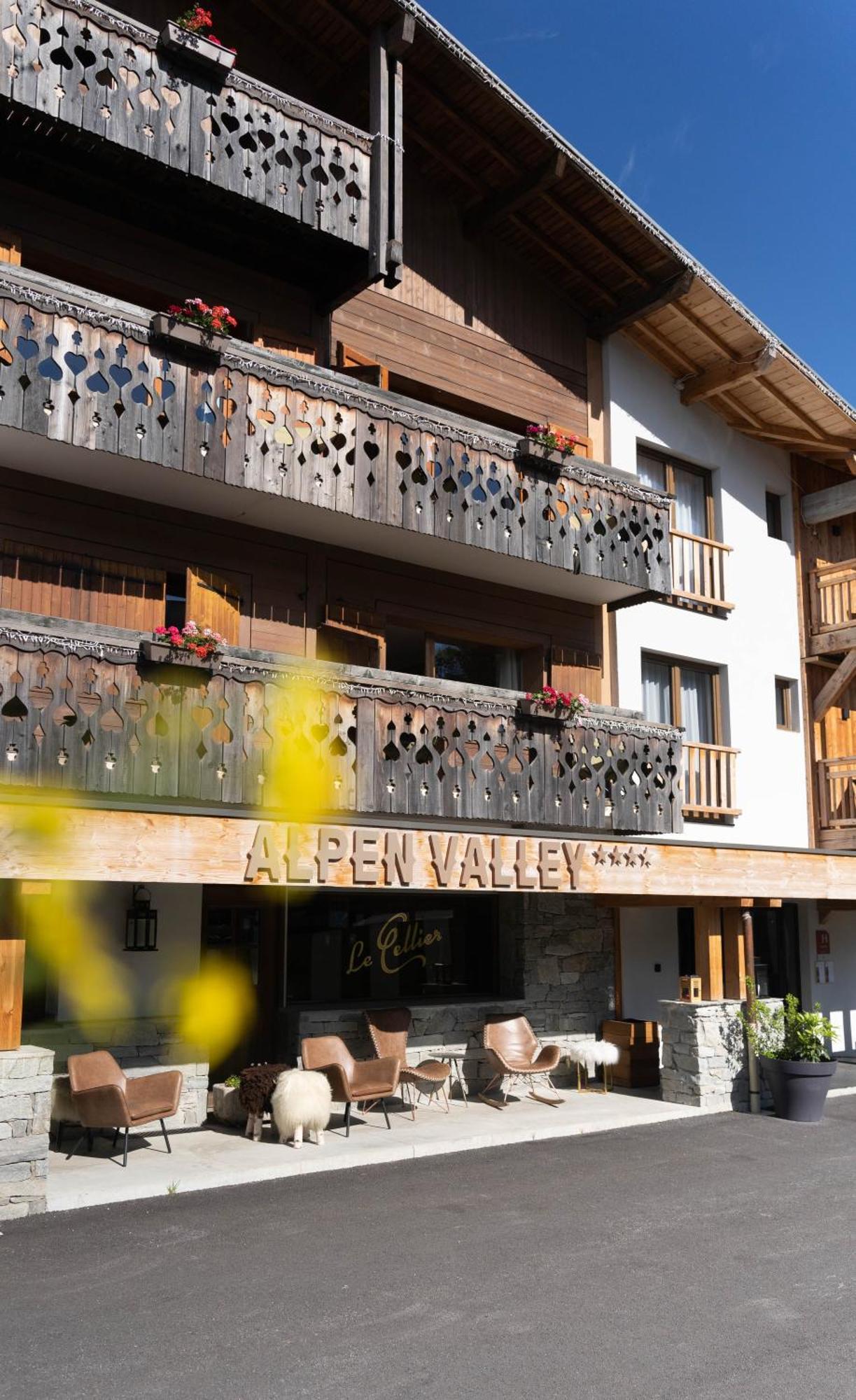 Chalet Alpen Valley, Mont-Blanc กงบลู ภายนอก รูปภาพ